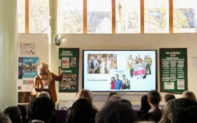 AUTHOR VISIT TO HORNSEY SCHOOL FOR GIRLS